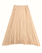 HELMUT LANG / Architectural Pleated Long Skirt Ivory