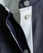 "CELINE" Combination color dress shirt