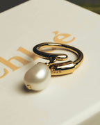"Chloé" 2020's Pearl charm ring