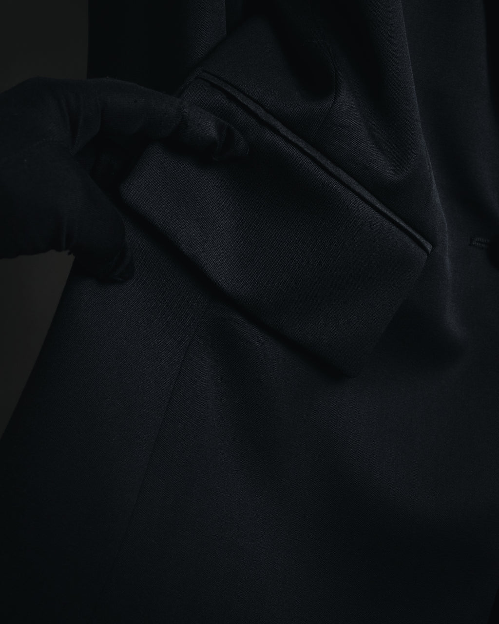 "Yves Saint Laurent" 2008AW Minimal sculpted wool jacket