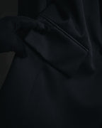 "Yves Saint Laurent" 2008AW Minimal sculpted wool jacket