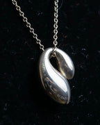 "Tiffany&amp;Co" Elsa Peretti double teardrop motif pendant