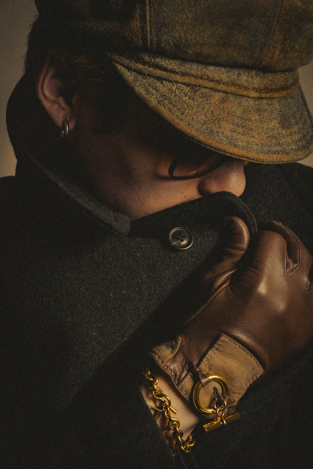 -SPECIAL- “Maison Martin Margiela” 2011-2014 Short wool blend chesterfield coat