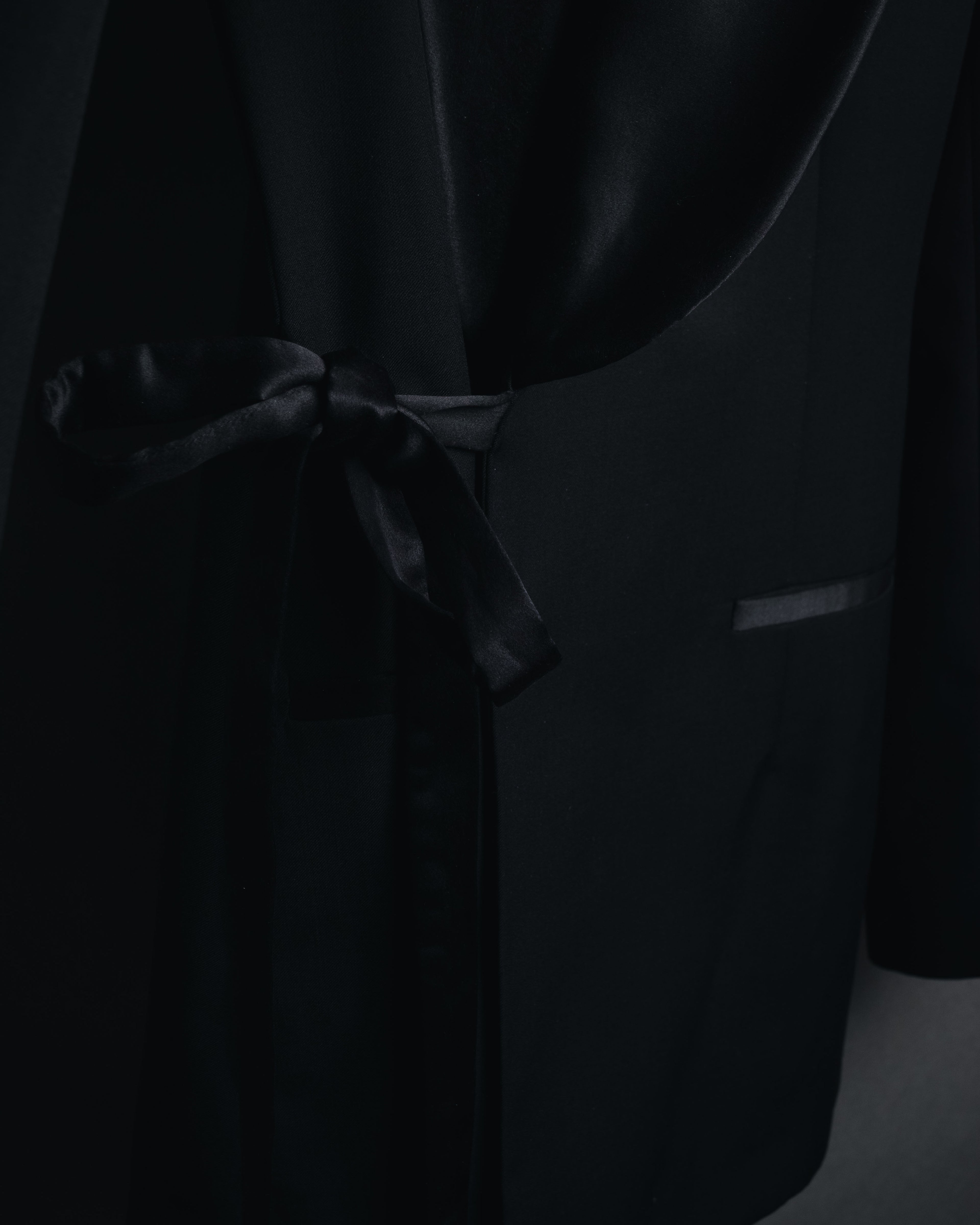 –SPECIAL– "LOEWE"2010’s-20’s wrap-front shawl collar tuxedo jacket