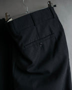 "Vintage high-waisted wide tapered slacks"