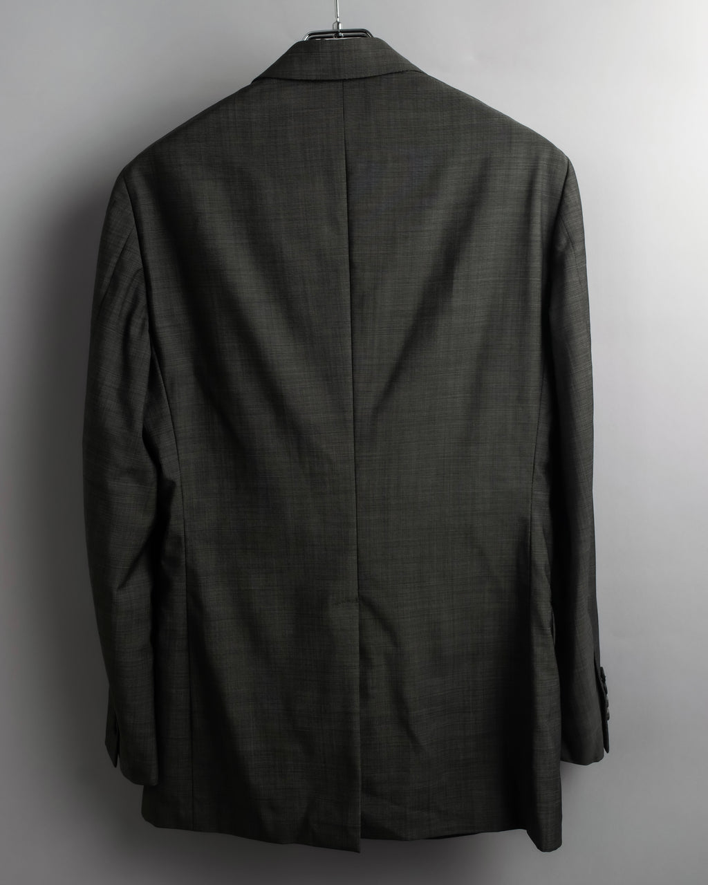 "PRADA" Sharkskin wool minimal tailoring set up