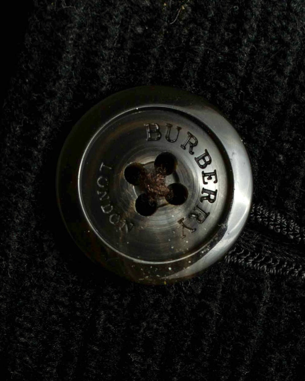 "BURBERRY" Thick wale corduroy oversized tailored jacket