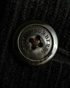 "BURBERRY" Thick wale corduroy oversized tailored jacket