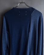 "MAISON MARGIELA" 17SS Asymmetric button line knit