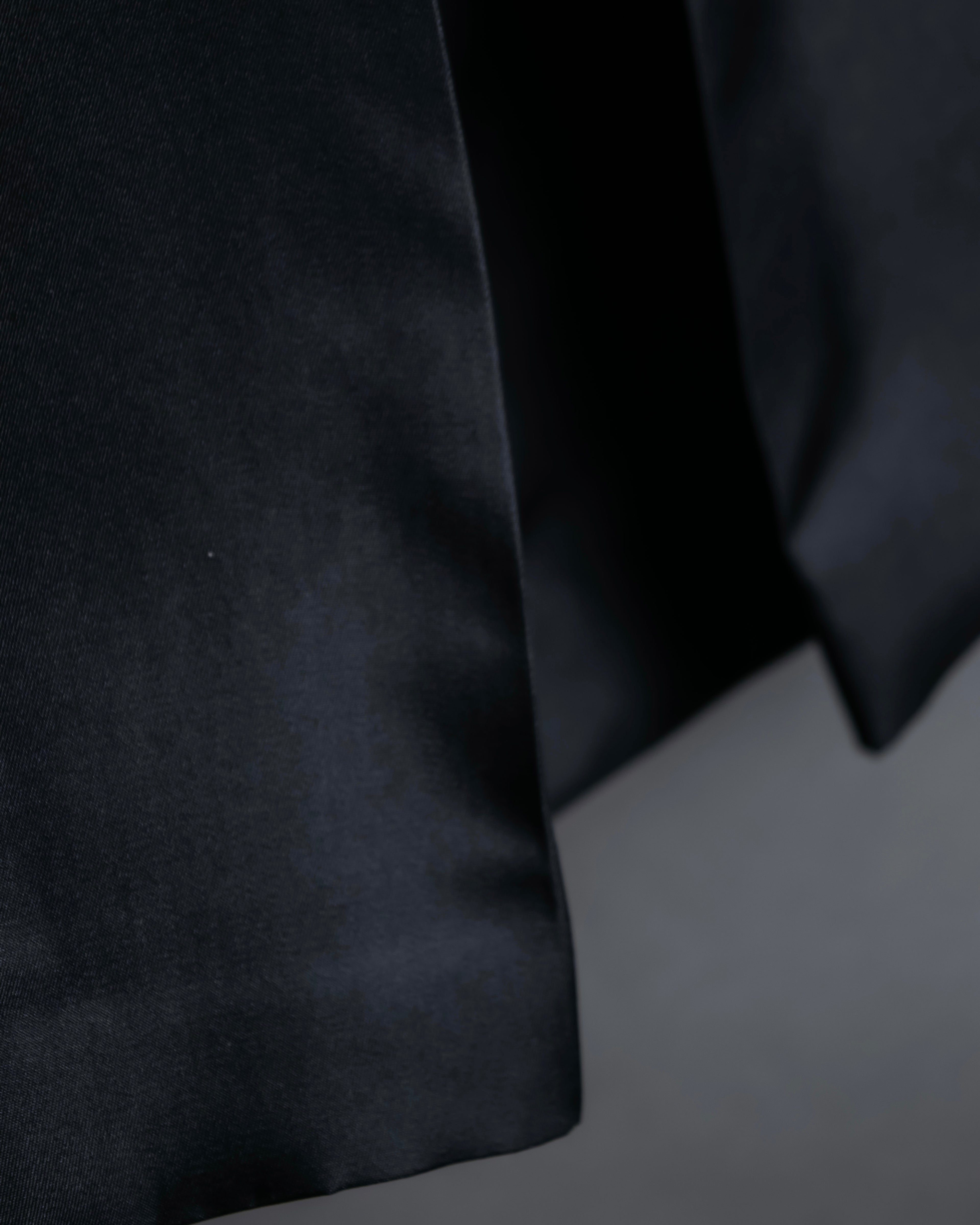 "PRADA" 100% silk pleated skirt