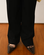 PRADA/ Oversized Single Breasted 3B Jacket Set-up Black