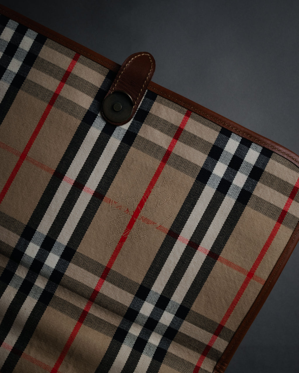 “Burberrys” 80’s-90’s Heritage leather bag