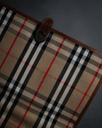 “Burberrys” 80’s-90’s Heritage leather bag