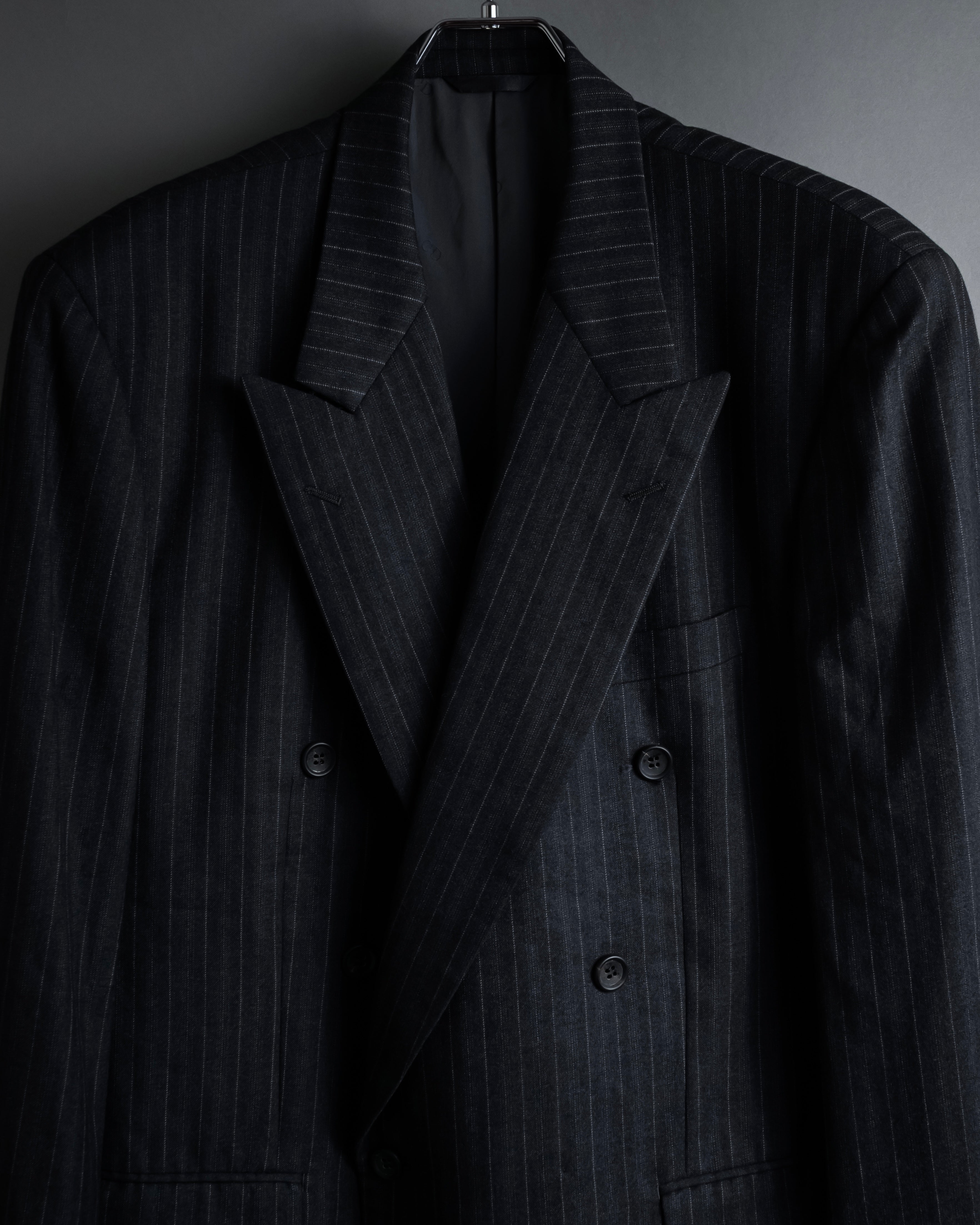 "Christian Dior" 90’s Pinstripe double breasted suit set up