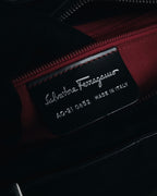 "Salvatore Ferragamo" Late 90’s Gancini embossed leather tote bag