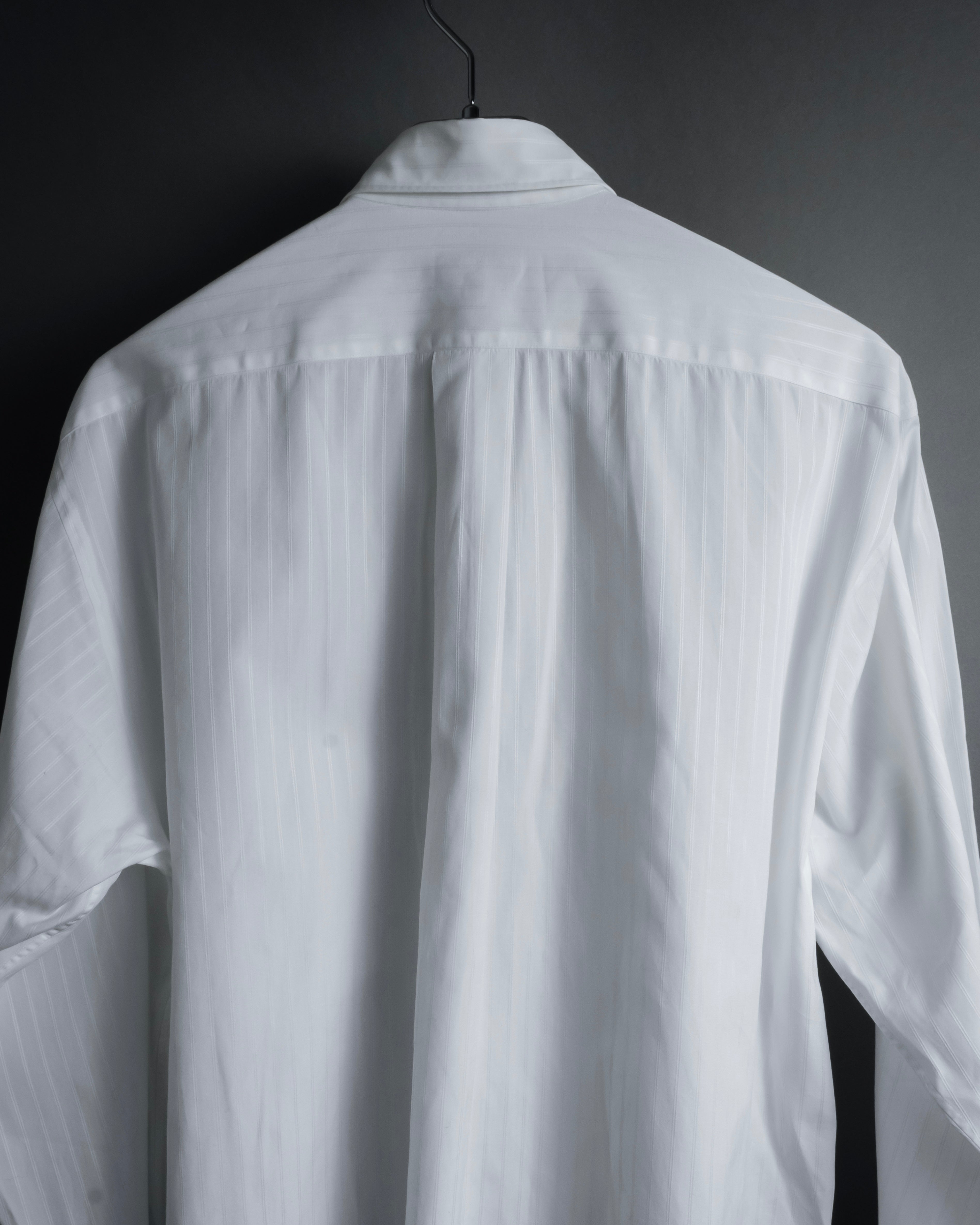 "COMME des GARCONS
HOMME" 90's Keiichi Tanaka design striped shirt