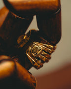 -SPECIAL- “CHANEL” 1996 Spring Collection Lattice CC wide band ring