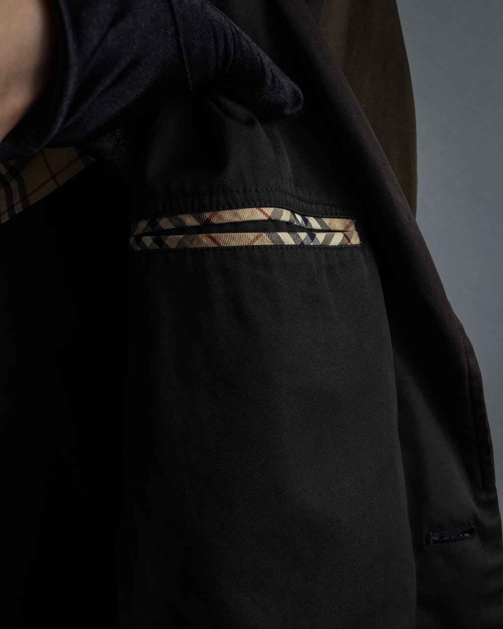 "BURBERRY" Cotton faded tailored jacket