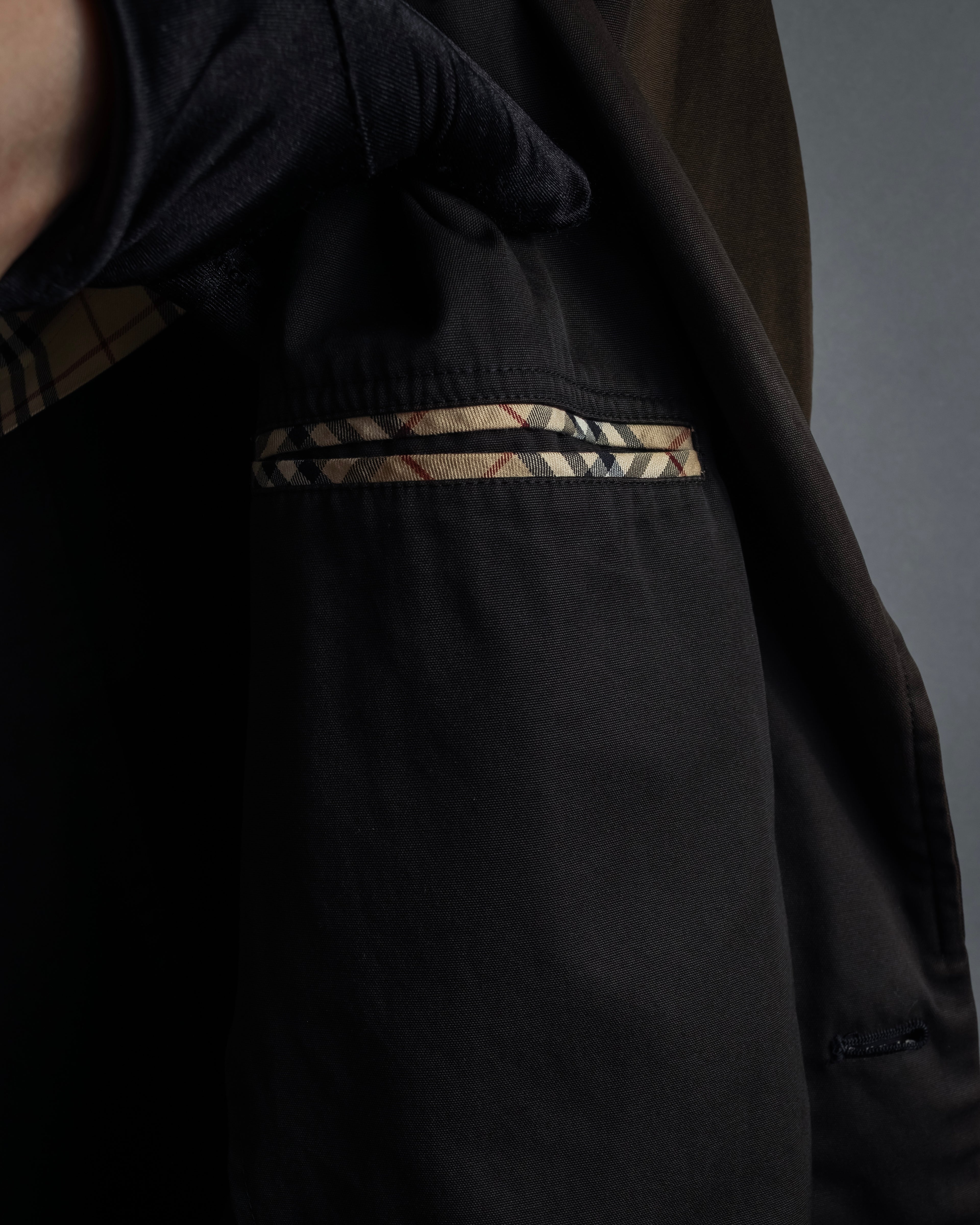 "BURBERRY" Cotton faded tailored jacket