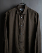 "HERMES" Mocha brown color oversized shirt