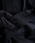 "FENDI" Pick stitch design fly front shirt