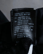 "BALENCIAGA" Beautiful draped full-length slacks