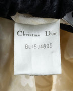 "Christian Dior" Jacquard balloon sleeve dress pullover