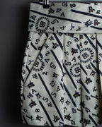 “BALENCIAGA” Number pattern designed shorts