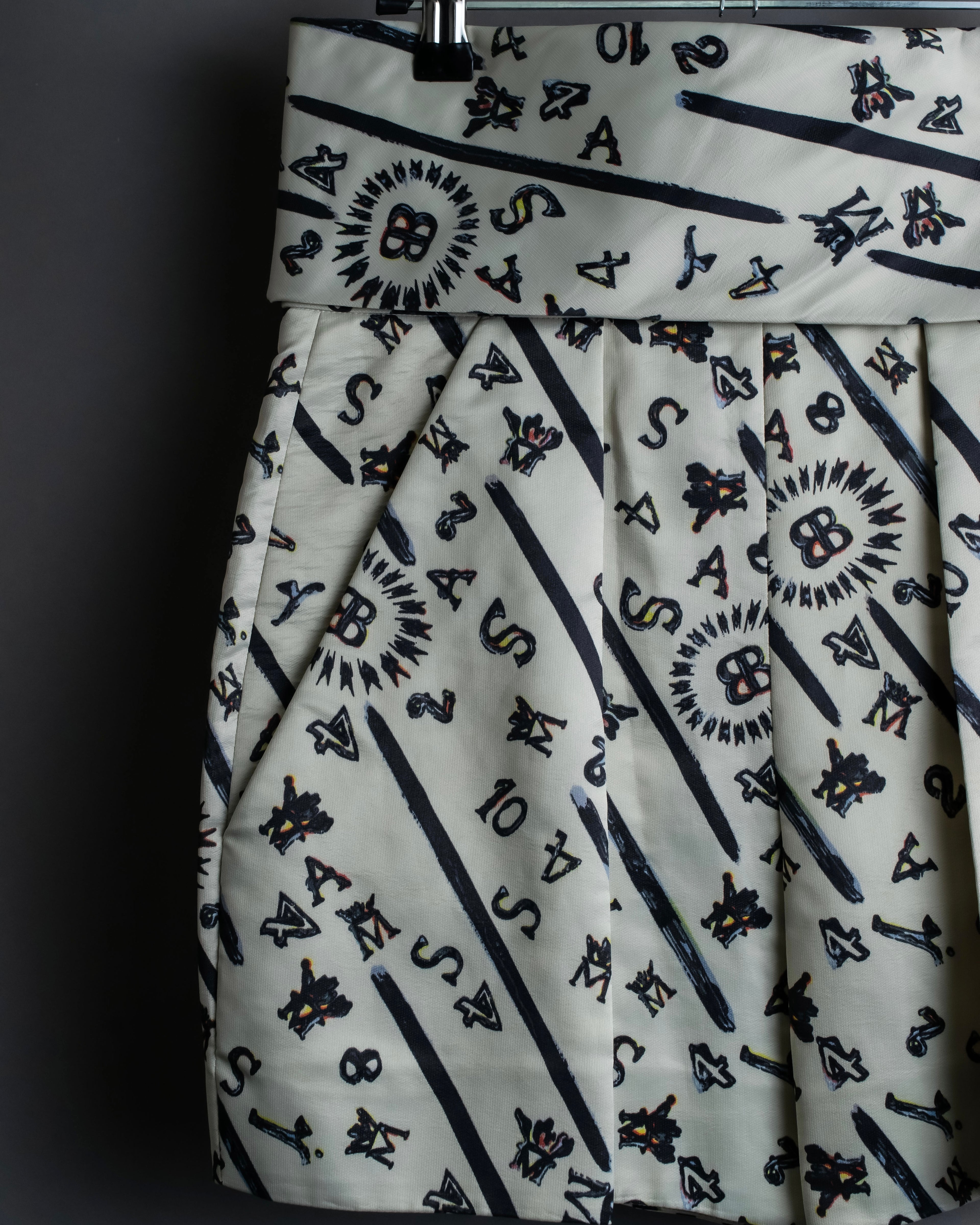 “BALENCIAGA” Number pattern designed shorts