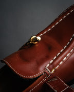 “HERMES” 90’s-00’s Chaine d’ancre hardware loafers