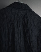 "ISSEY MIYAKE" 98SS Cotton shrunken tailored jacket