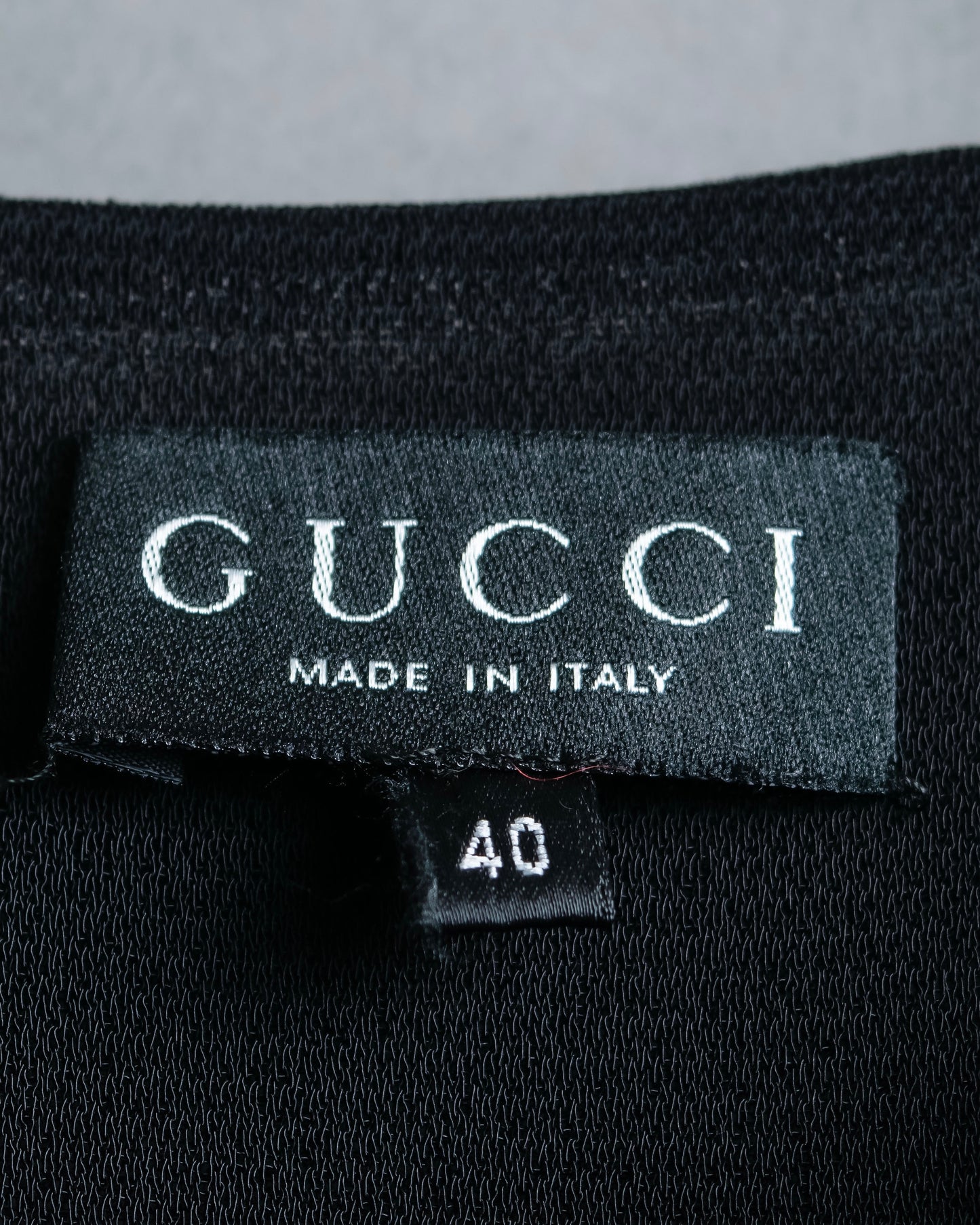 "GUCCI" Boat neck 100% rayon one piece