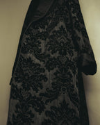 “DOLCE&GABBANA” Late 2010’s-early 2020’s Baroque jacquard belted robe coat