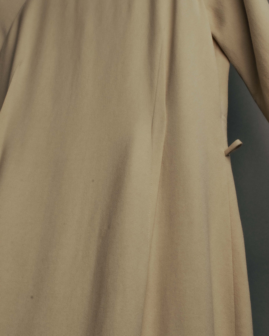"FENDI" 00's-10's Draped wool blend dress