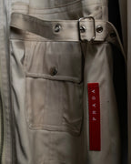 "PRADA" Military detail cotton jacket