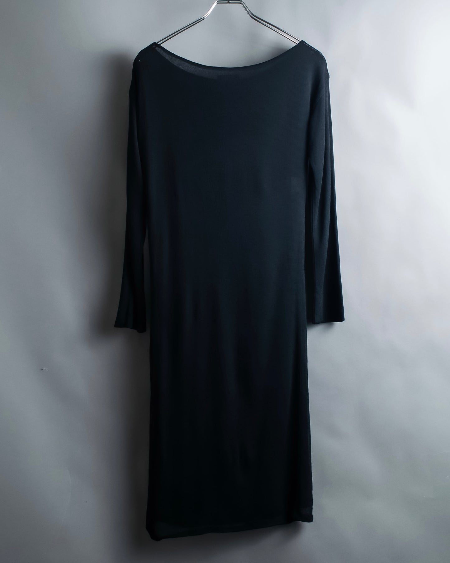 "GUCCI" Boat neck 100% rayon one piece