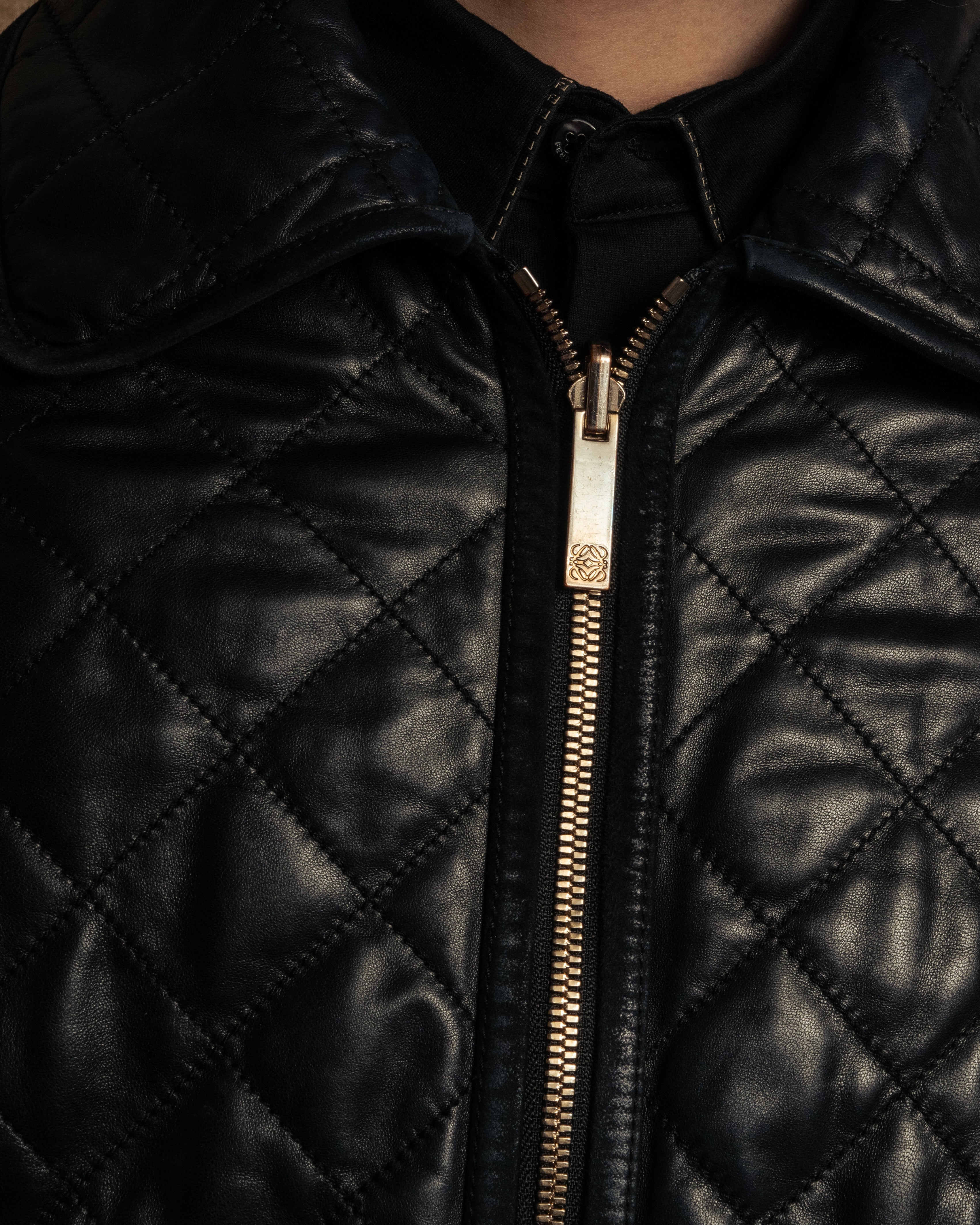 -SPECIAL- "LOEWE" 2009-2013's Quilted design reversible lambskin jacket