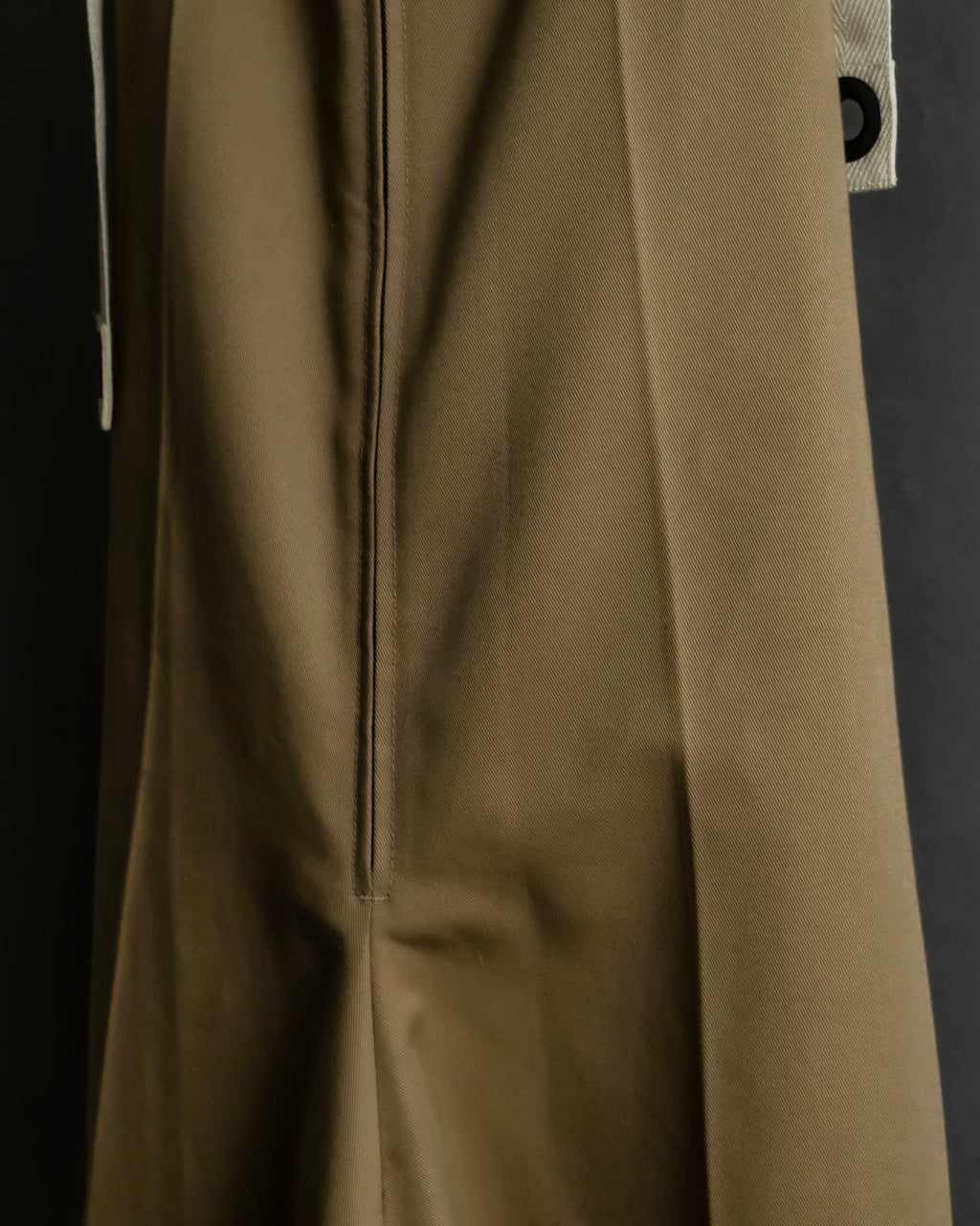 "Y's" 17AW twill woven flare silhouette jump skirt