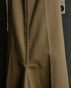 "Y's" 17AW twill woven flare silhouette jump skirt