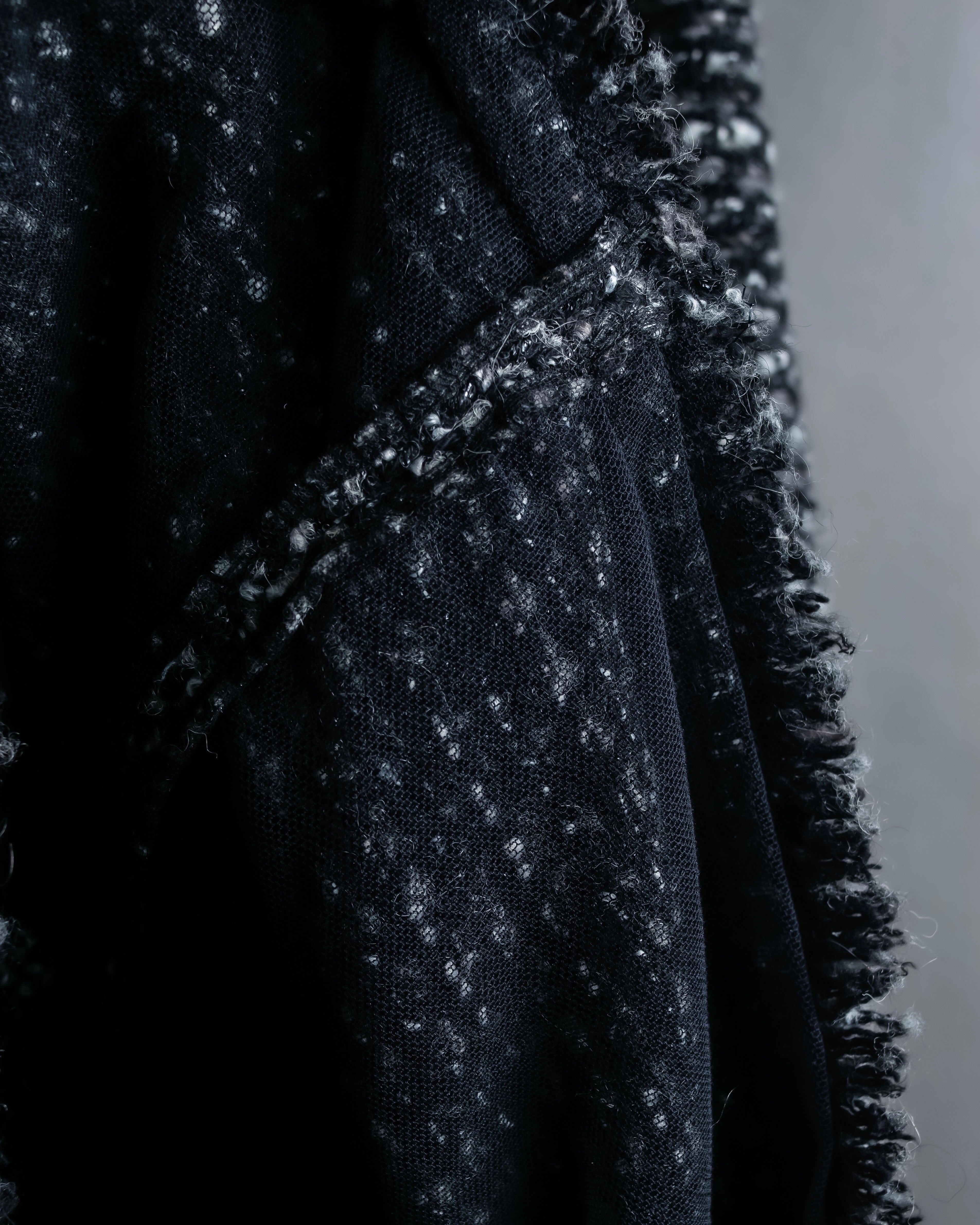 "Dolce &amp; Gabbana" Tweed raw edge flared skirt