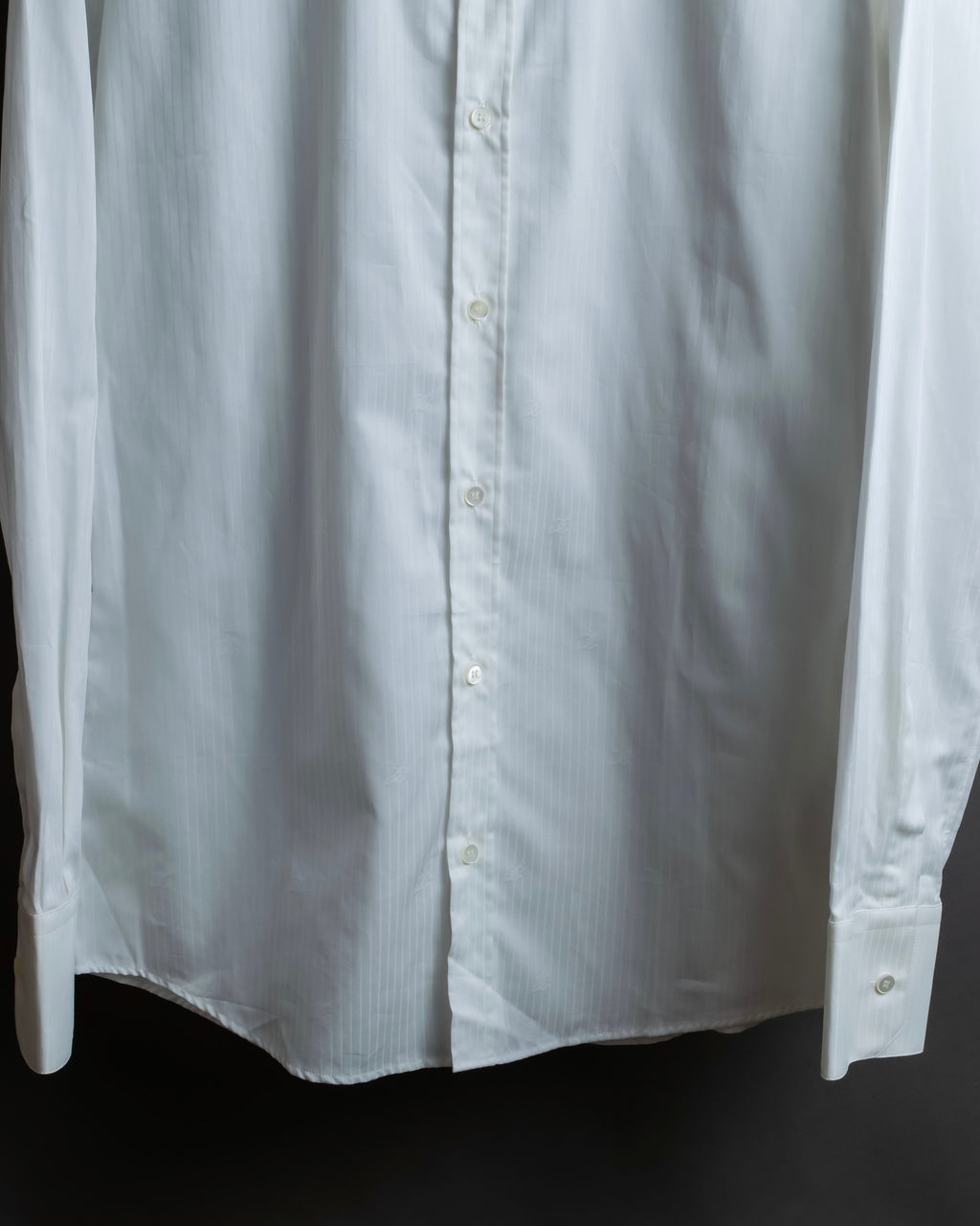 "DOLCE &amp; GABBANA" Shadow stripe pattern oversized shirt