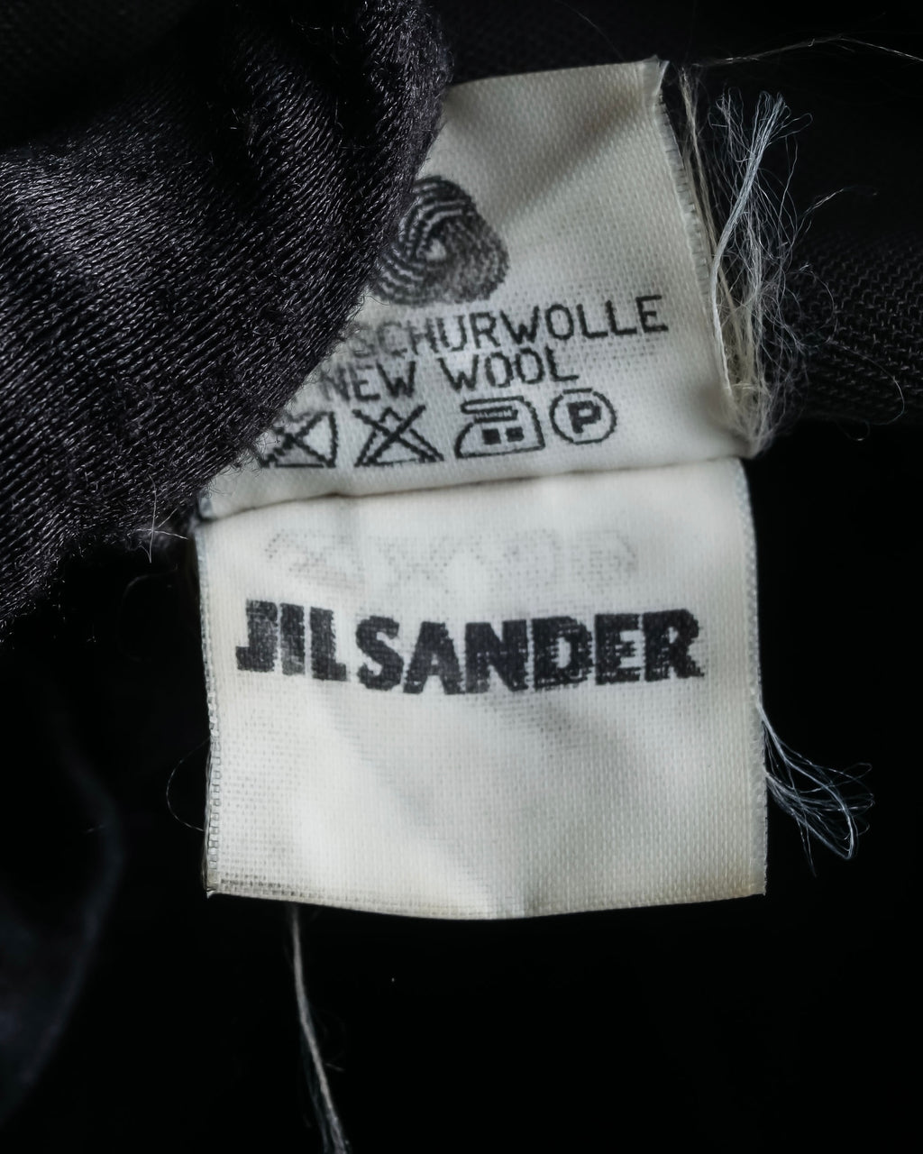 "Jil Sander+" Peaked label minimalist design tailored coat