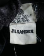 "Jil Sander+" Peaked label minimalist design tailored coat