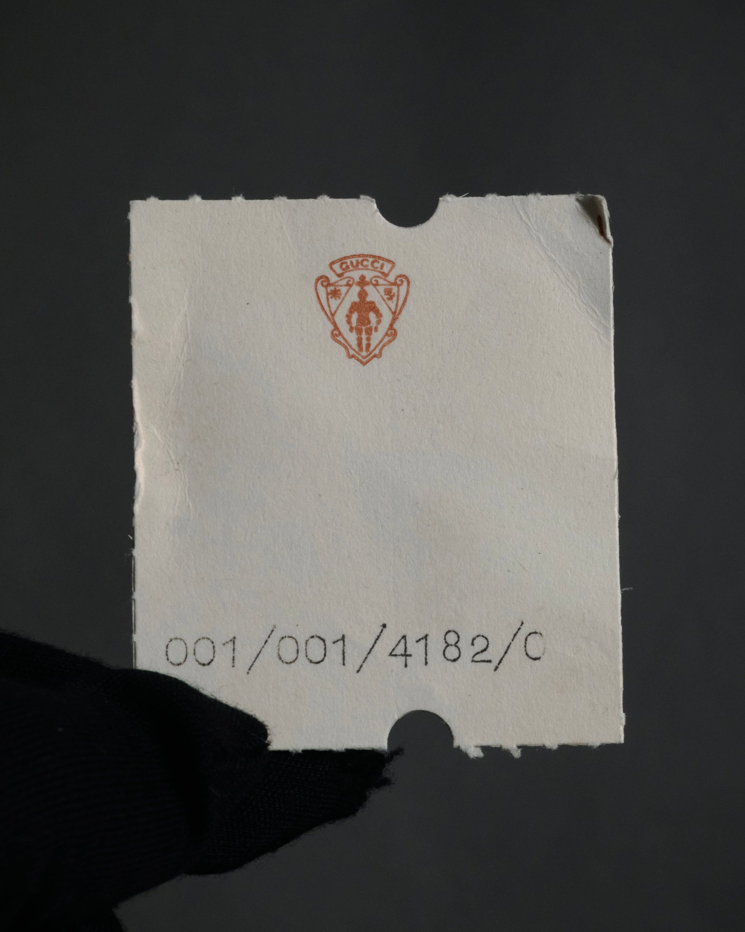 "GUCCI" 70’s-80’s Crest logo leather shoulder bag