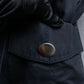 "LOUIS VUITTON" Metal button detailing belted trench coat