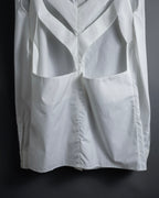 "MAISON MARGIELA" 18AW Constructive cutting details shirt