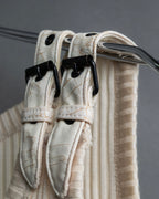 “Jean Paul Gautier” Double belted shoulder designed tank top