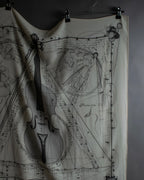 "HERMES" La Musique des Sphères Carre 90 silk scarf