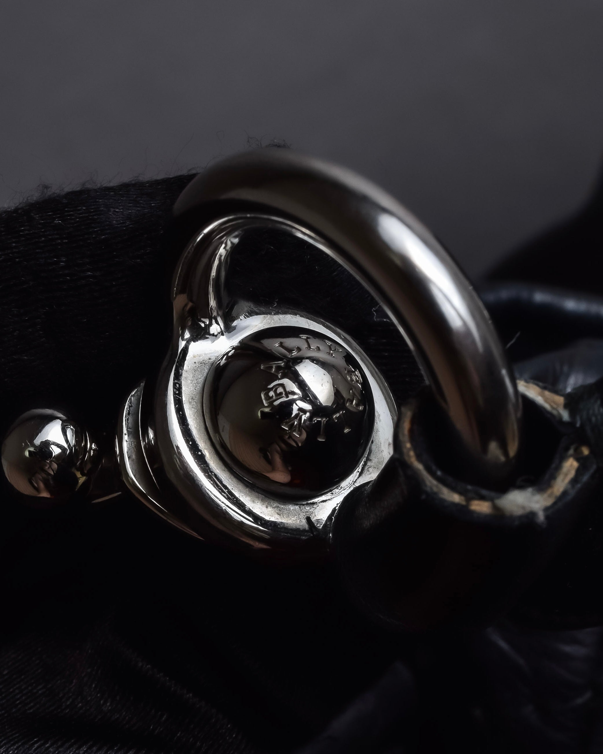 "BALLY" Soft grained calf shoulder bag