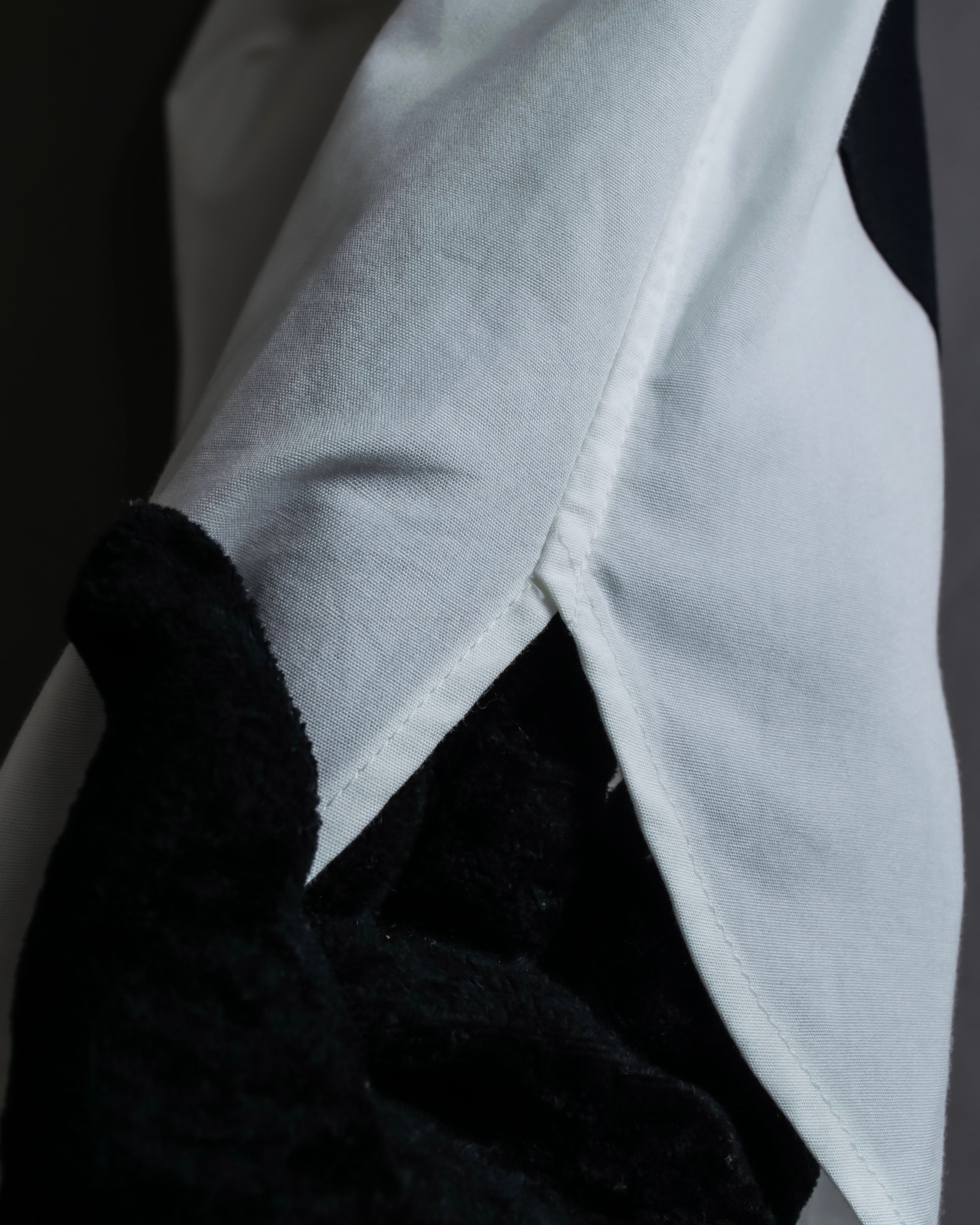 "Yohji Yamamoto POUR HOMME"
13AW Tuxedo vest fake layered design shirt